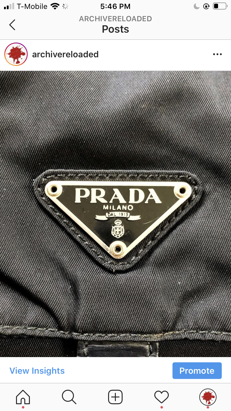 Black Prada Crossbody Bag