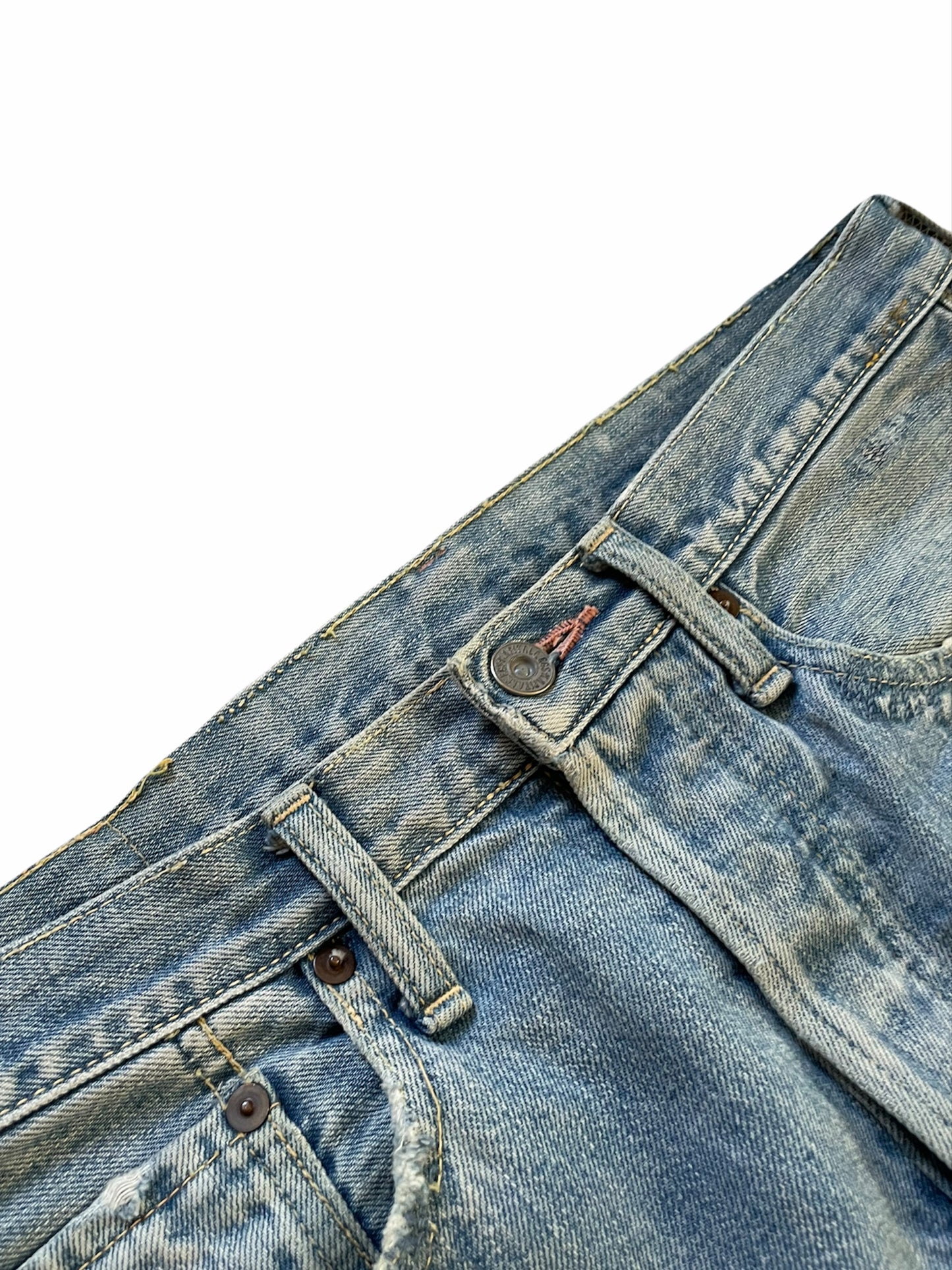 Boro Paint Distressed Denim