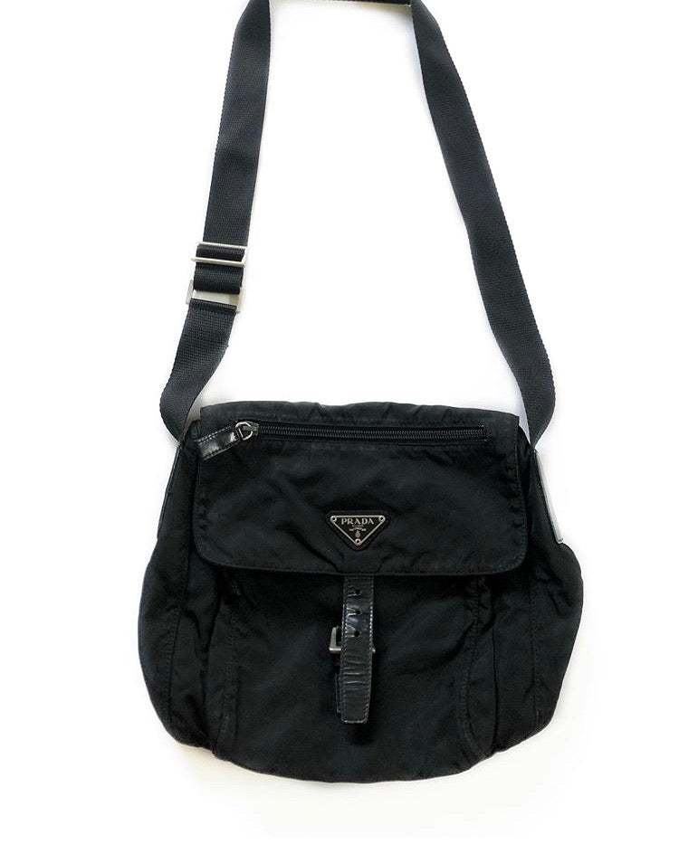 Black Prada Crossbody Bag