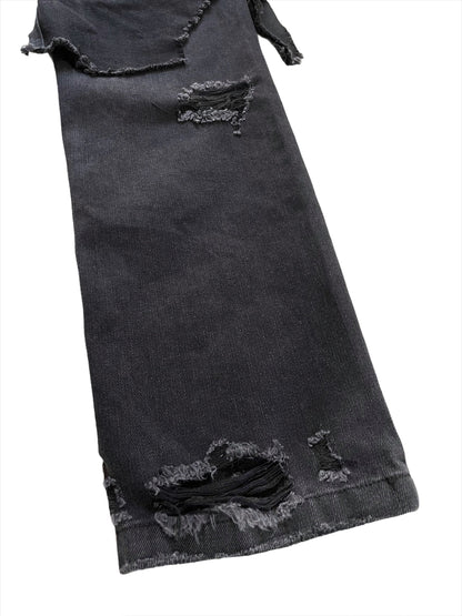 AW19/20 Destroyed Black Denim