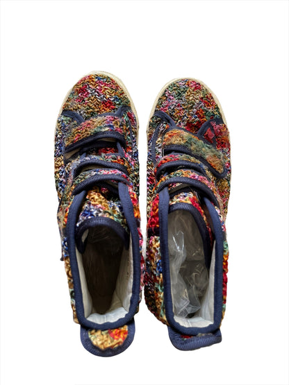 2013 Floral Abstract Velcro Shoe