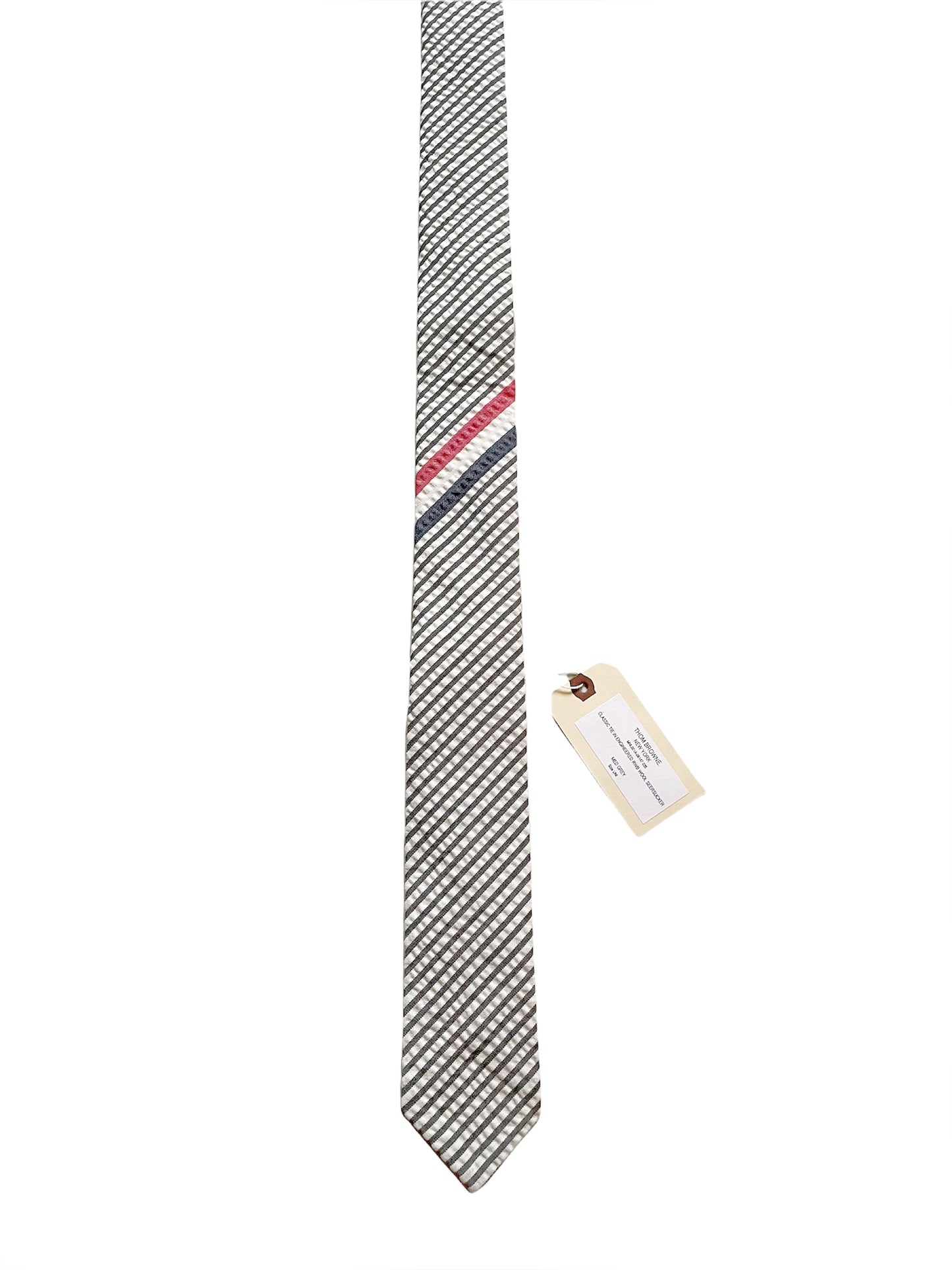 Seersucker Wool Tie