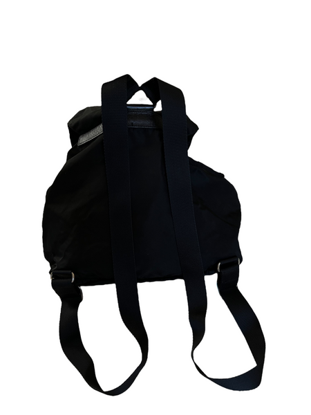 Black Large Nylon Backpack