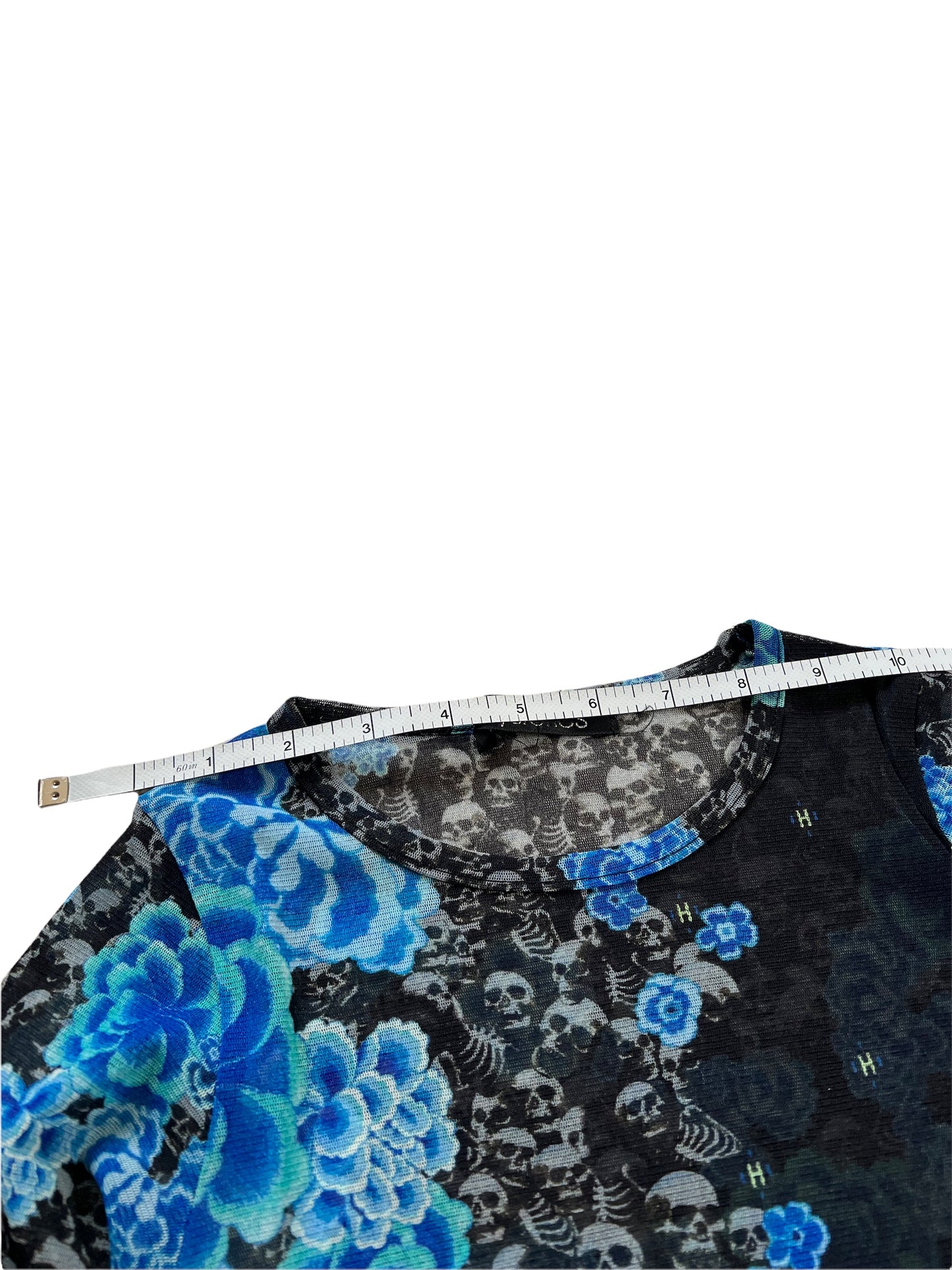 Skulls Nylon Tattoo Mesh Tee