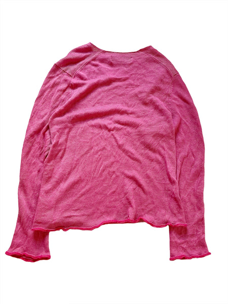 05 Homme Plus Pink Linen Knit