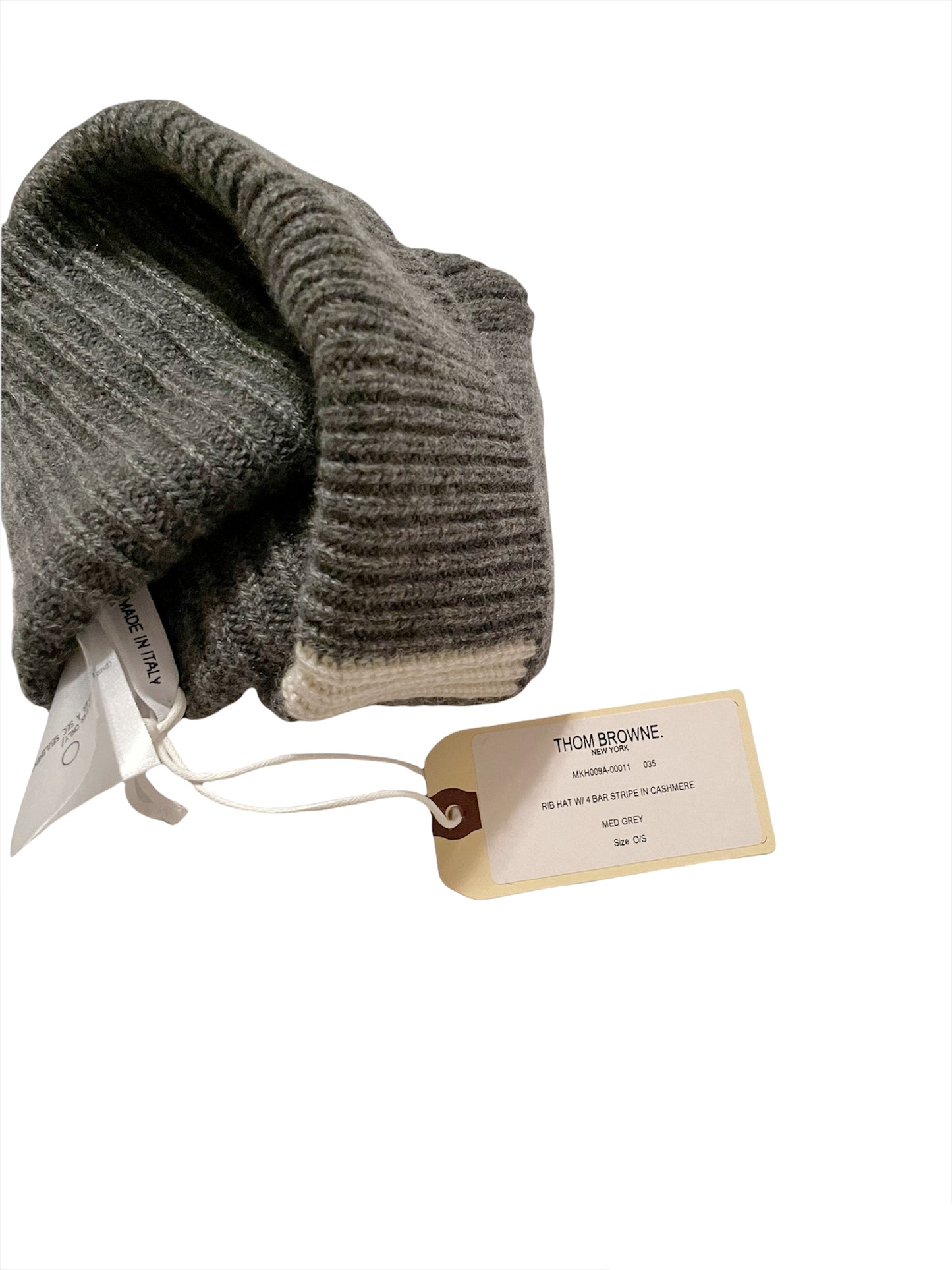 Four Bar Cashmere Beanie