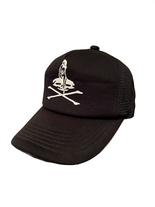 Skull Crossbone Girl Trucker