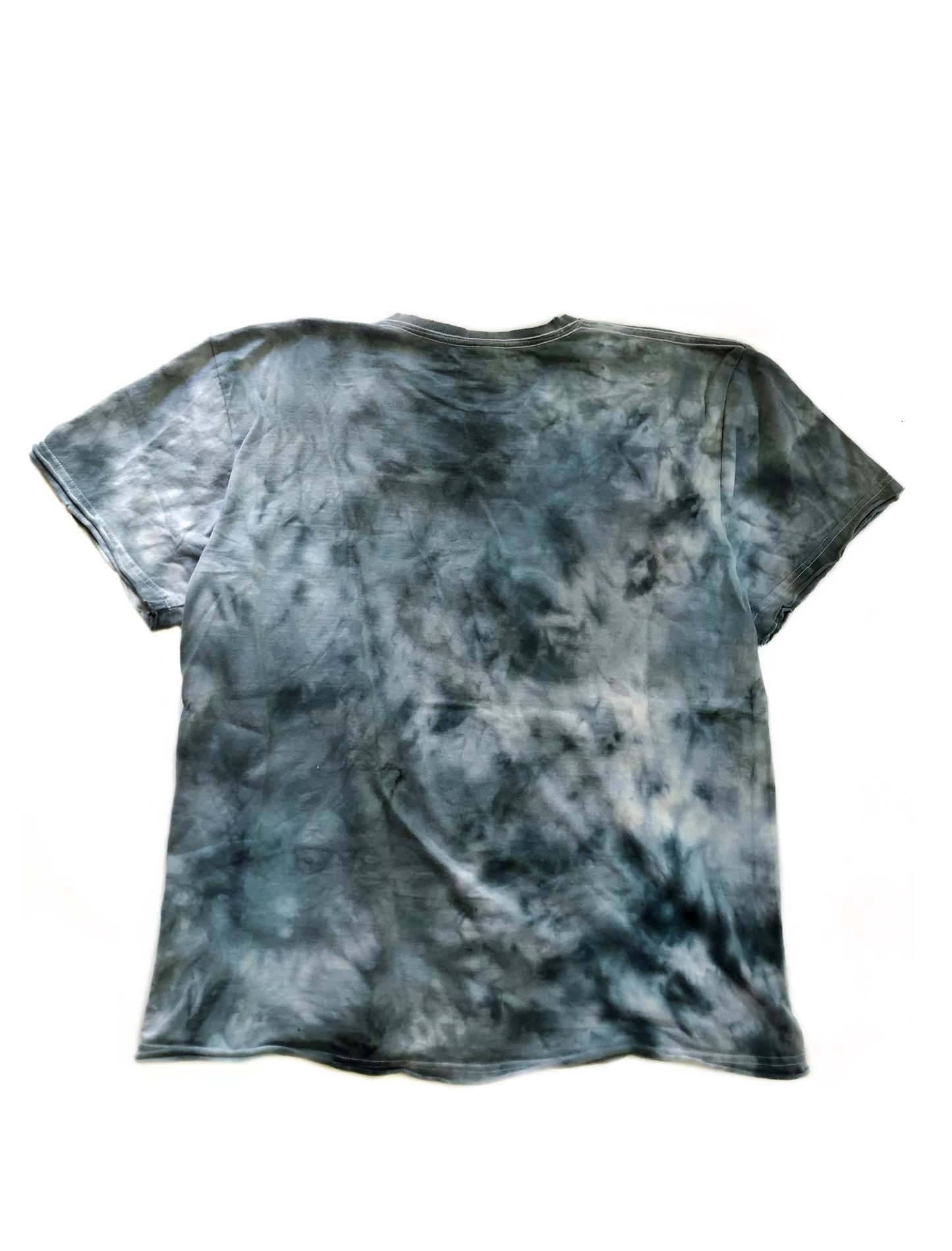 Tie Dye Blue Distressed Tee