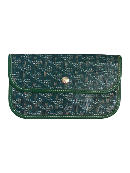 Green Monogram St. Louis Pouch