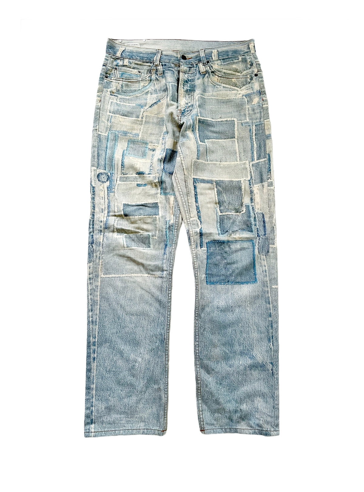 SS17 Patchwork Printed Illusion Denim – Archive Reloaded