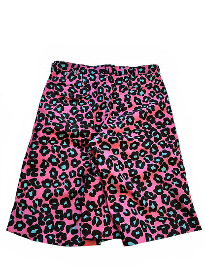 FW20 Runway Leopard Wide Shorts