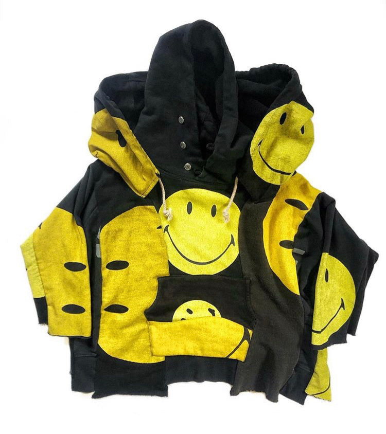 Kapital Kountry Smile Face Double Hood Reconstructed Hood