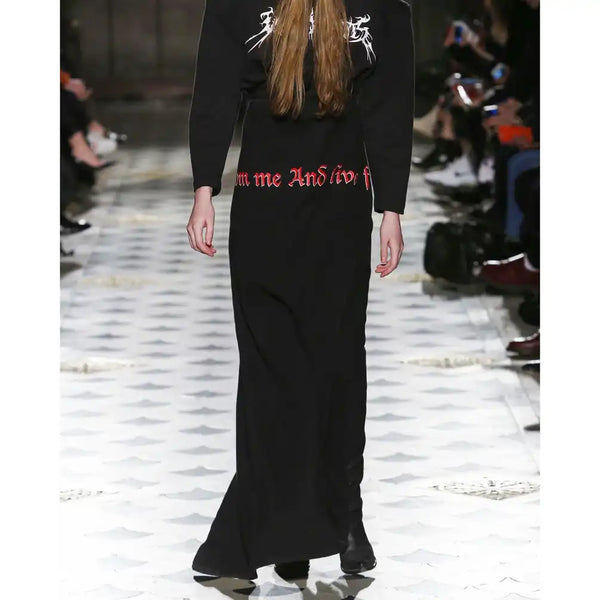 2017 Runway Total Darkness “Drink From Me” Sweat Dress
