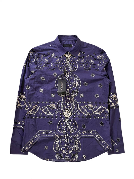 2015 Purple Paisley Shirt