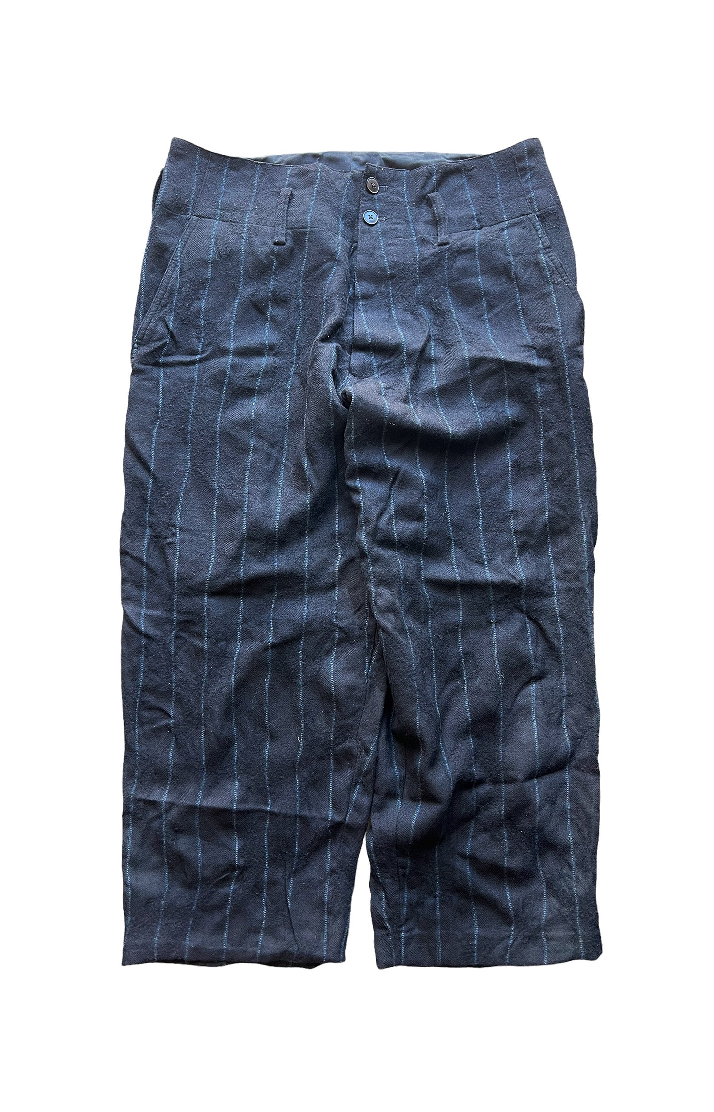 Wool Stripe Trouser