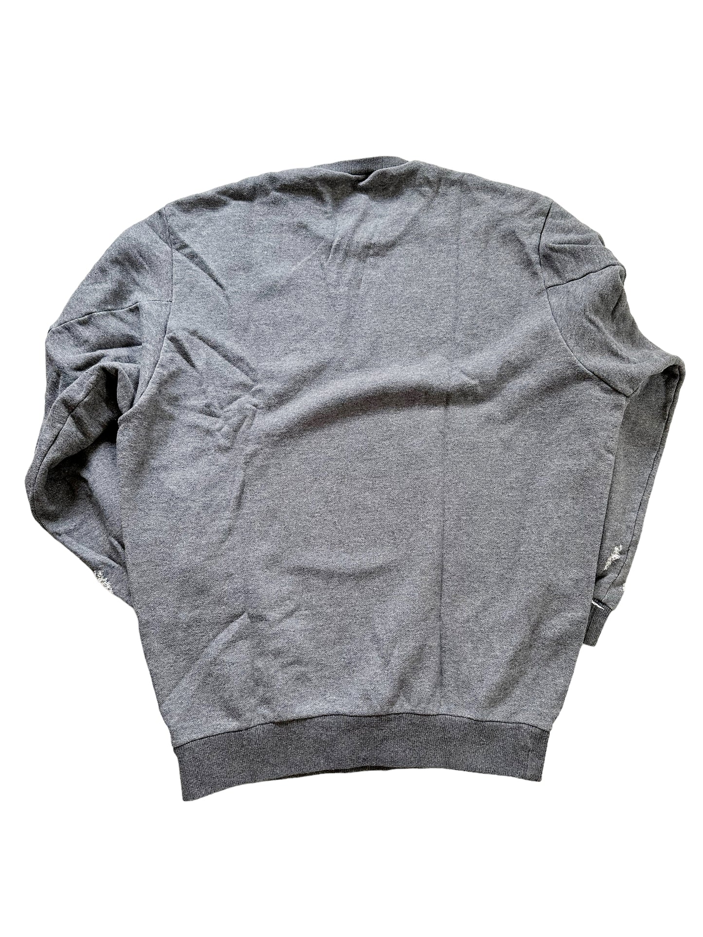 Distressed Grey Crewneck