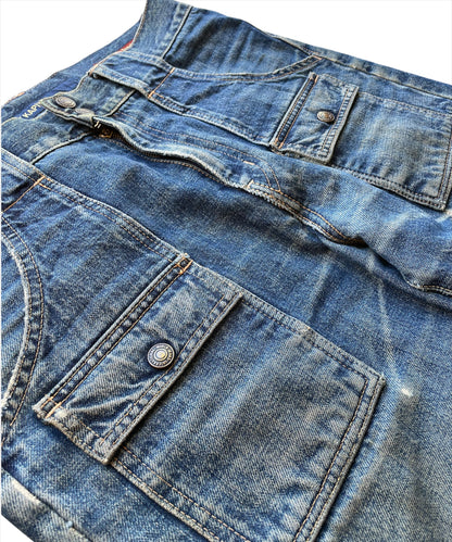 Cargo Flare Denim