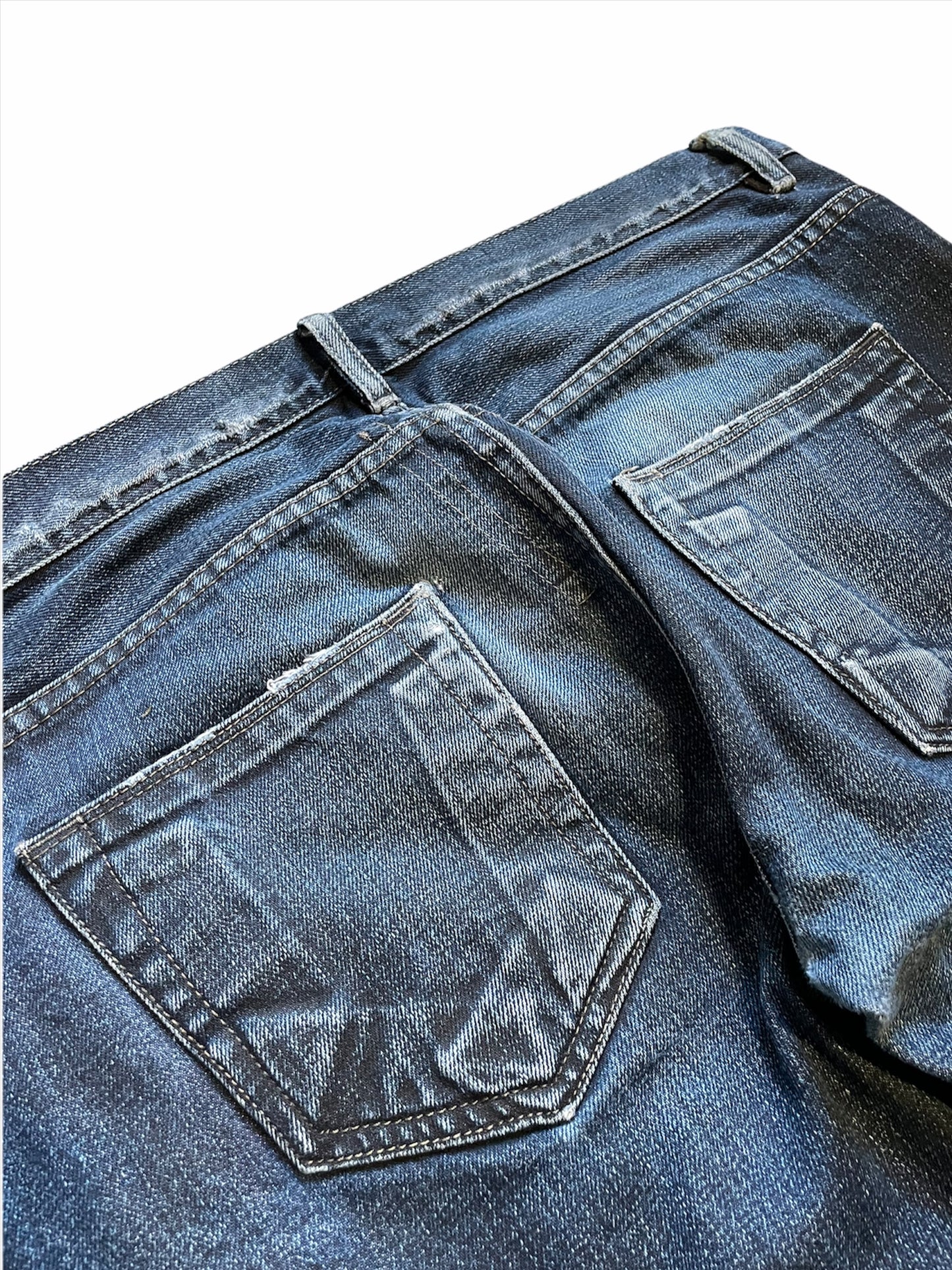 Detroit Cut Stack Denim Raw