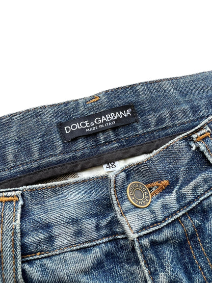 Destroyed Hem Denim