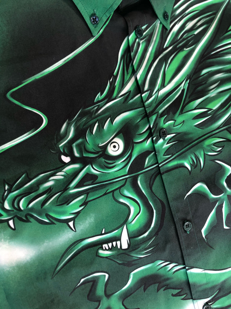 dal Anvendelig ecstasy SS18 Green Dragon Giant Shirt – Archive Reloaded