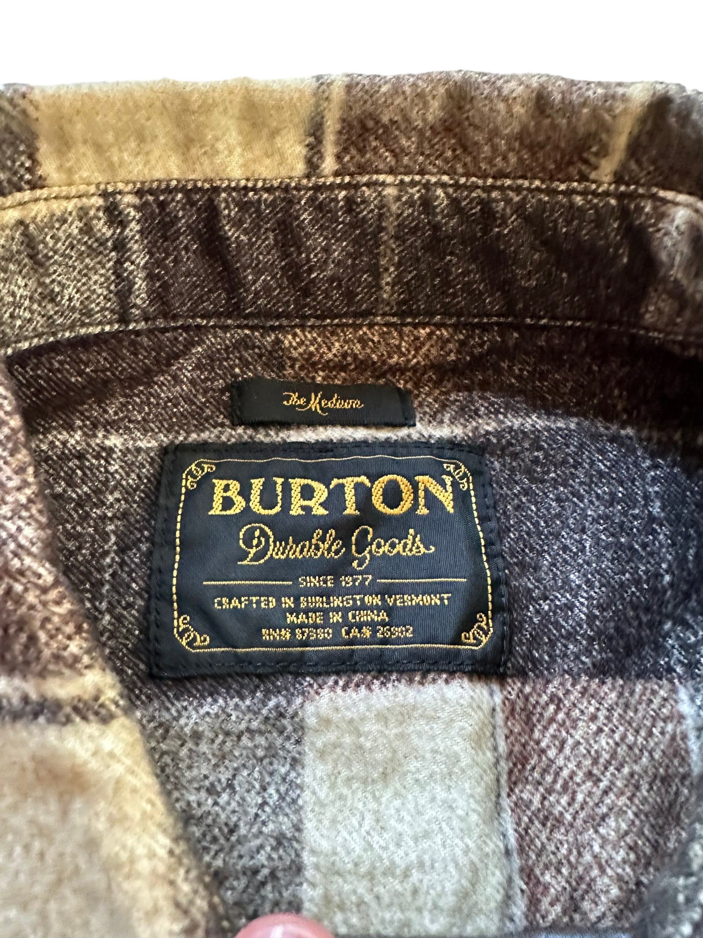 Burton x Neighborhood Hunter Flannel