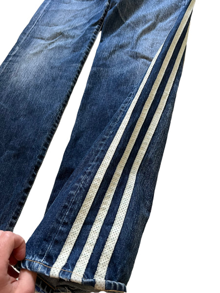 SS04 3 Stripe Denim Baggy