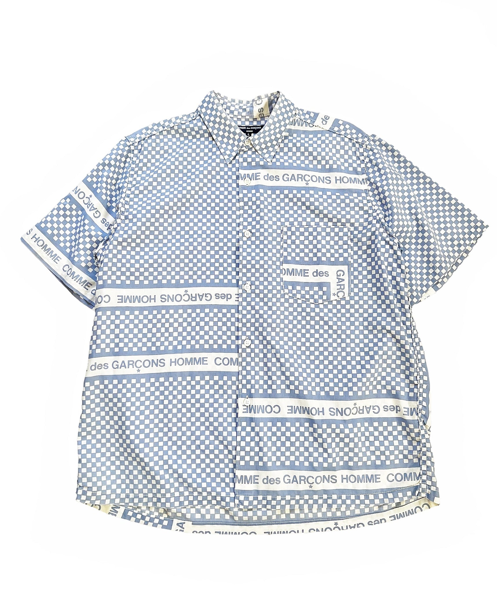 2003 Logo Light Cotton Check Shirt – Archive Reloaded