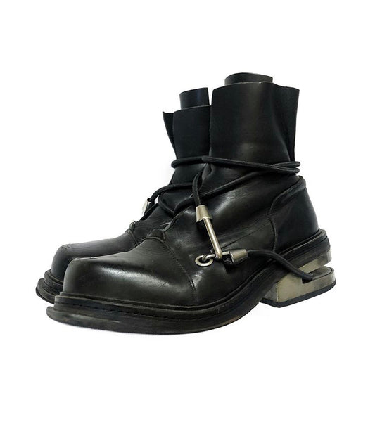 1997 Dirk Bikkemberg Steel Heel Bungee Cord Boot