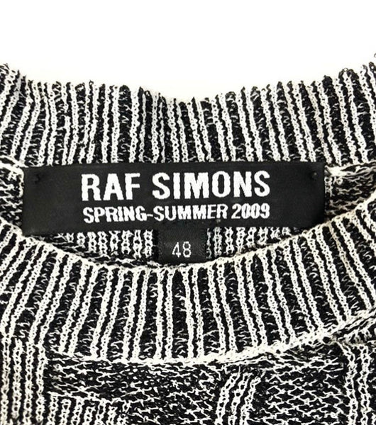 09 Raf Simons X Leonard Cohen X Christopher Wool Jacquard Knit