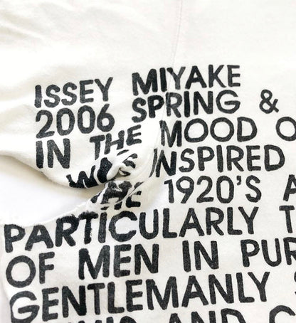 SS06 Issey Miyake x Kashiwa Sato x Naoki Takizawa Poem Extended Shirt