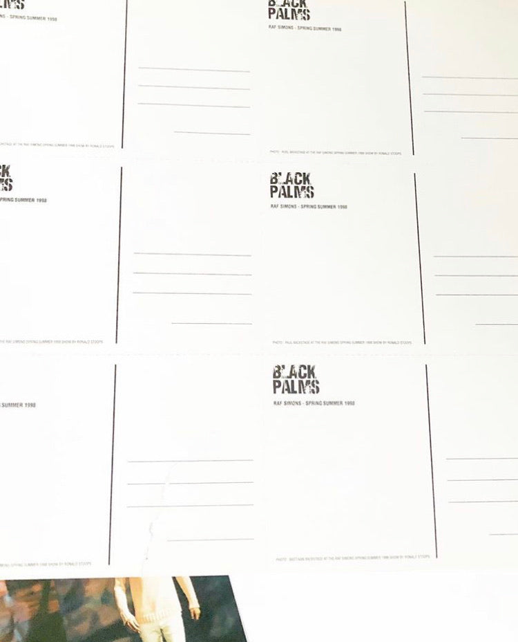 Raf Simons - BLACK PALMS 98 SS Lookbook | eBay