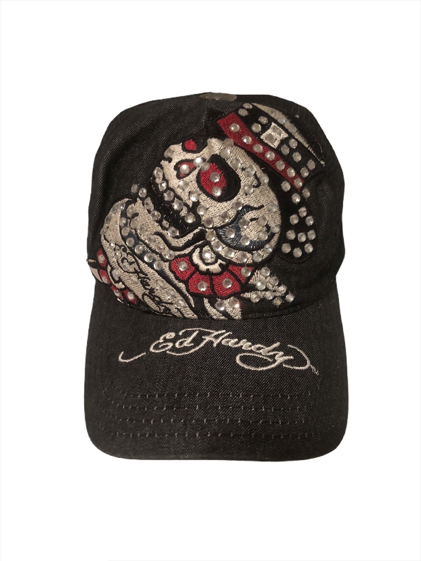 Embellished Skull Trucker