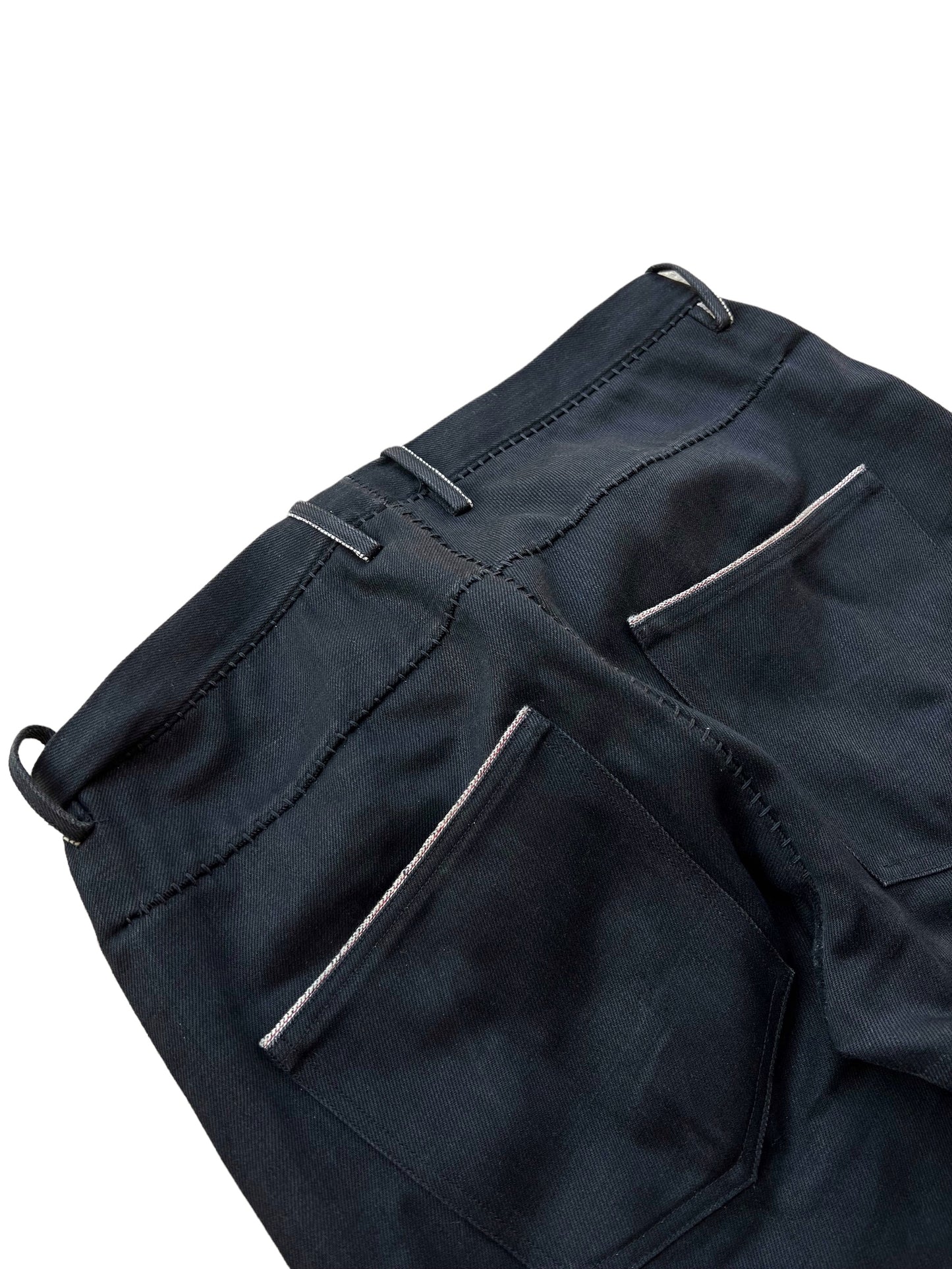 Overlocking Curved Denim