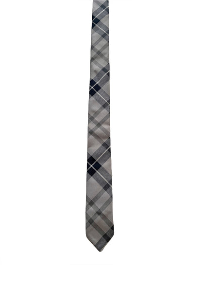 Plaid Grey Tie