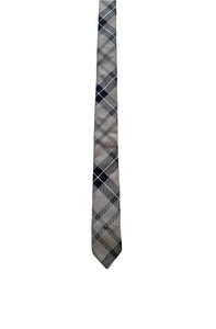 Plaid Grey Tie