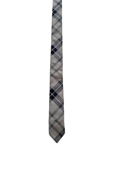 Plaid Grey Tie