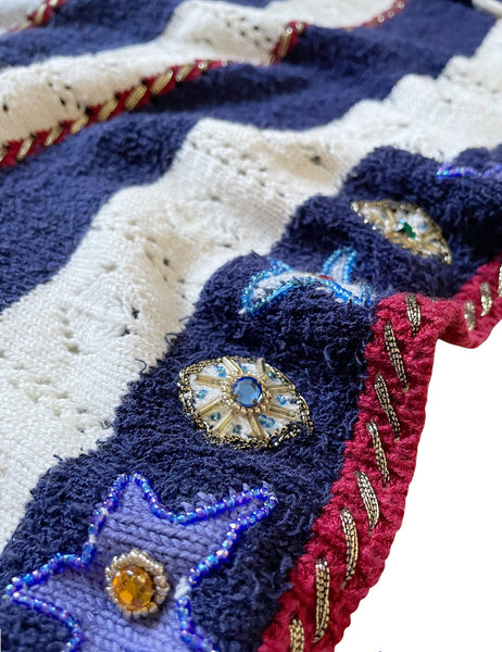 1980’s Intricate Sailor Sea Knit