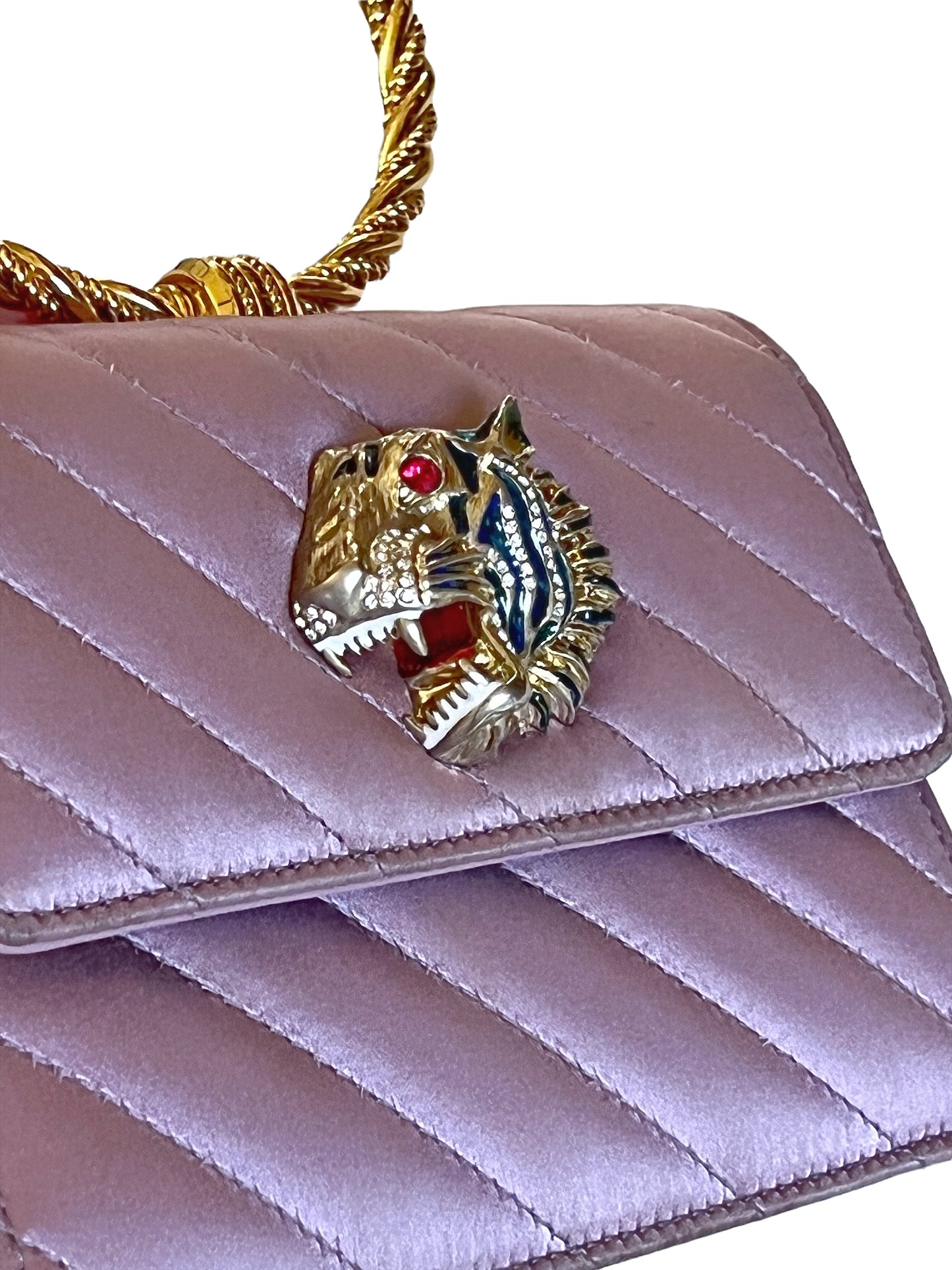 Rajah Pink Silk Mini Bag