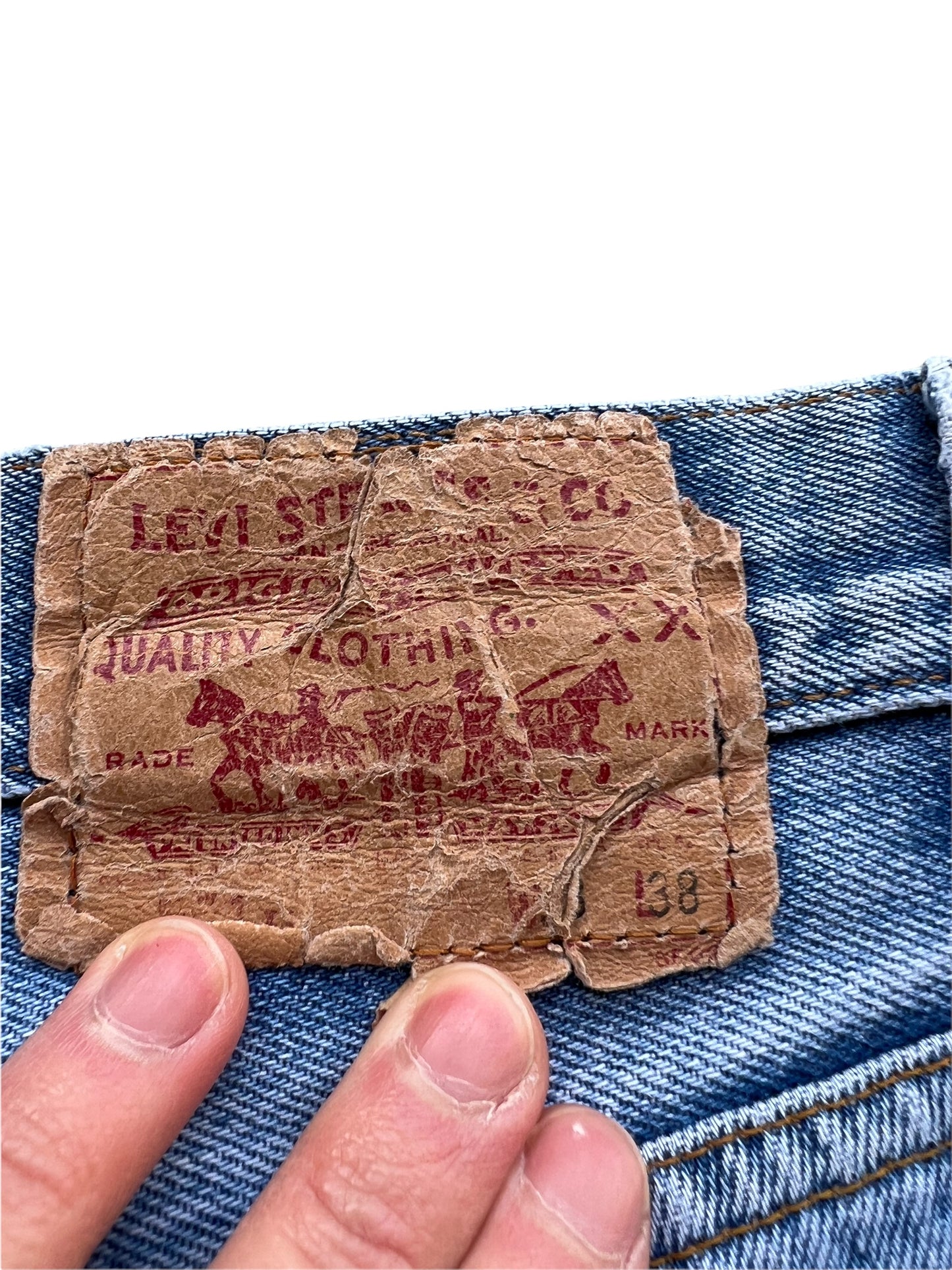 1980’s 30W Vintage Distressed Denim