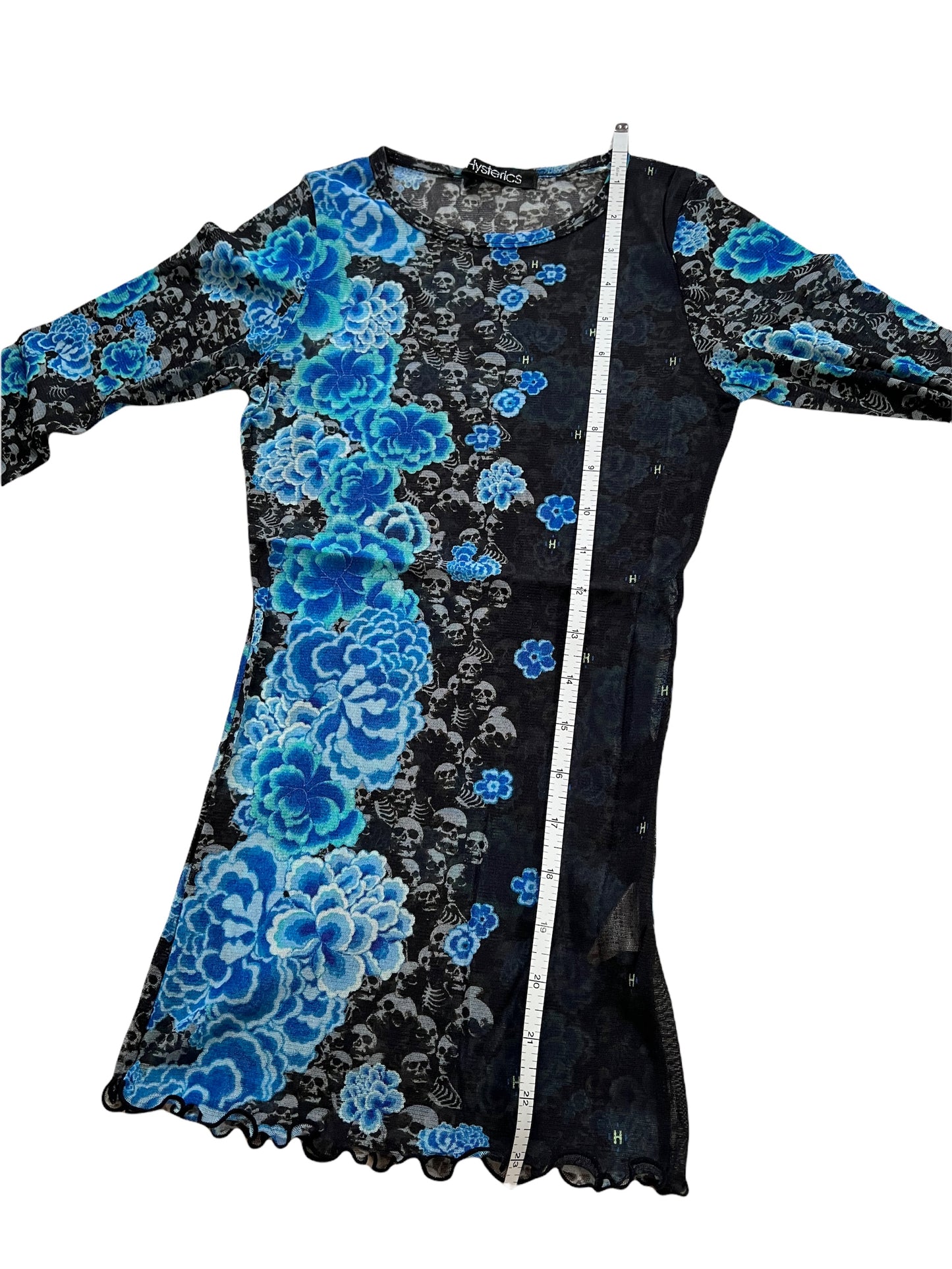 Skulls Nylon Tattoo Mesh Tee