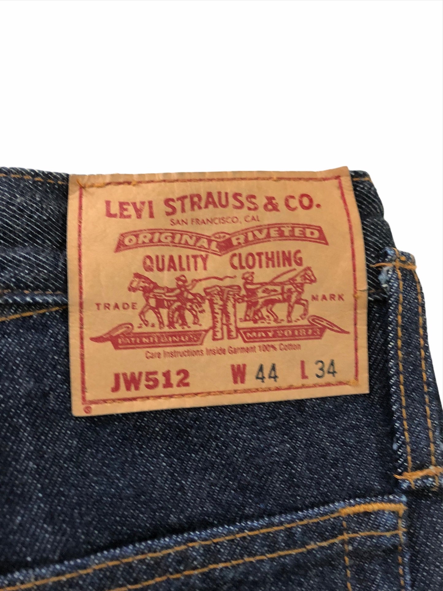 2001 Levis Reconstructed Flare Denim