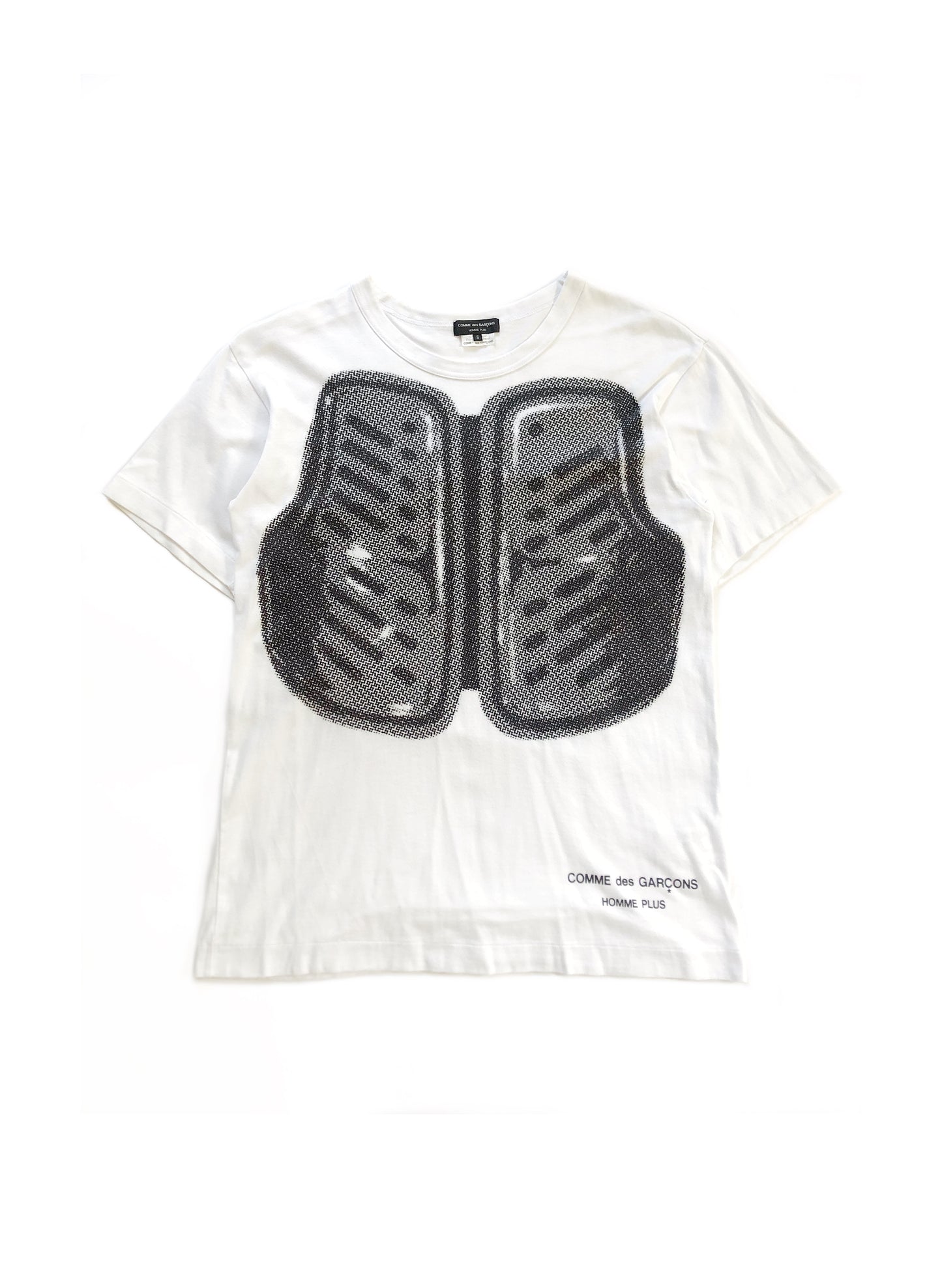 2010 Comme Des Garcons Homme Plus Trompe L'oeil Carbon Fiber Chest Tee