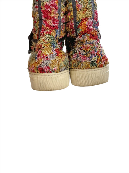 2013 Floral Abstract Velcro Shoe