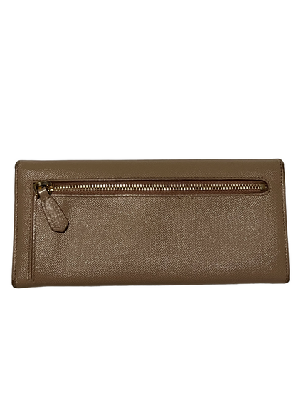 Beige Leather Wallet