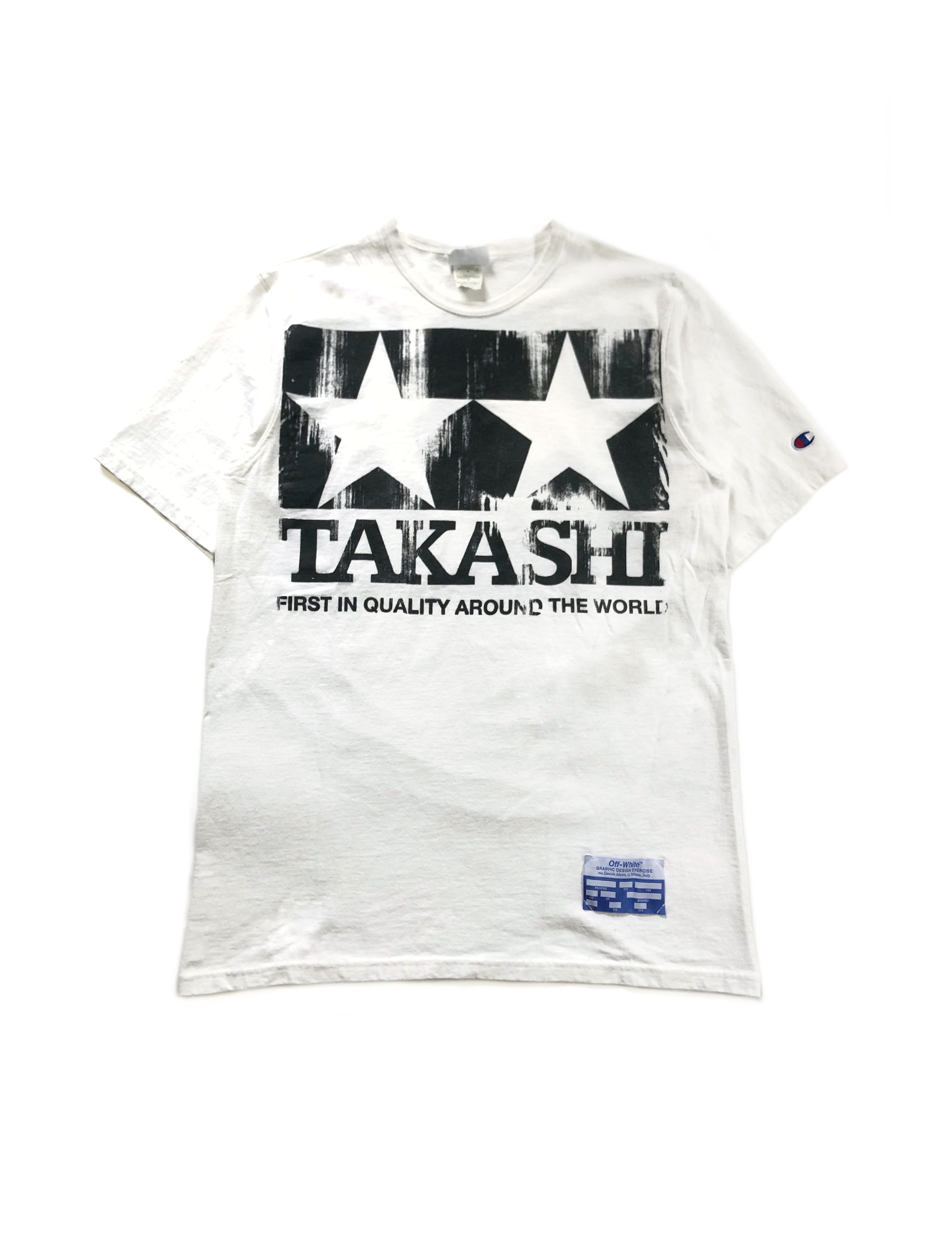 Takashi Murakami x Virgil Abloh Handprinted Tamiya Sign Tee – Archive  Reloaded