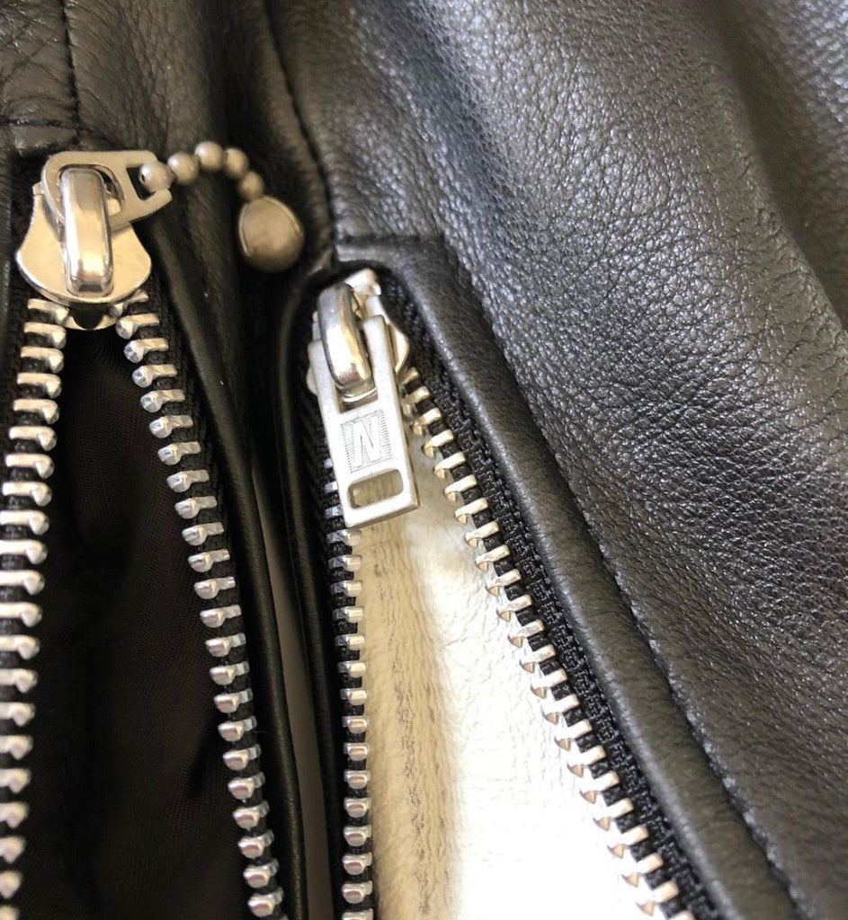 Ribbed Leather Jacket 222 – MarchingAntz