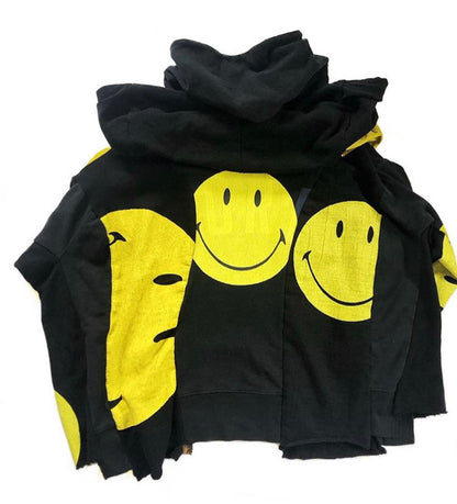 Kapital Kountry Smile Face Double Hood Reconstructed Hood