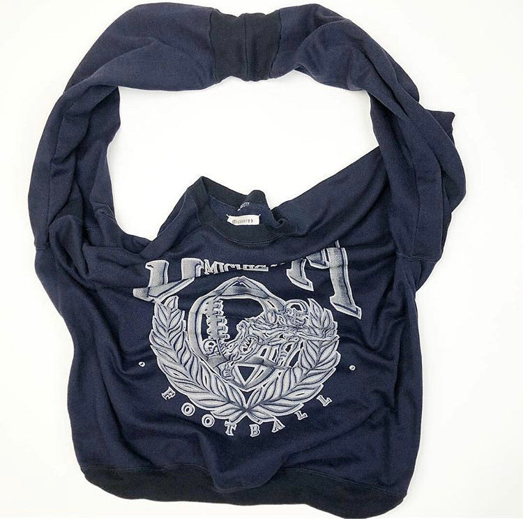 1999 Artisanal Maison Martin Margiela College Sweatshirt Bag