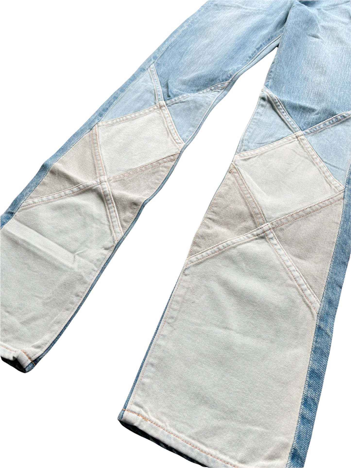 Diamond Patchwork Denim