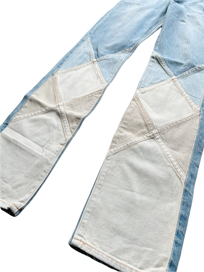 Diamond Patchwork Denim